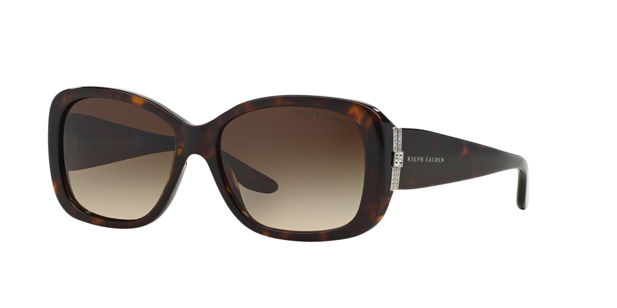 Ralph Lauren RL8127B 500313 Havane foncé brillant - vue trois-quarts