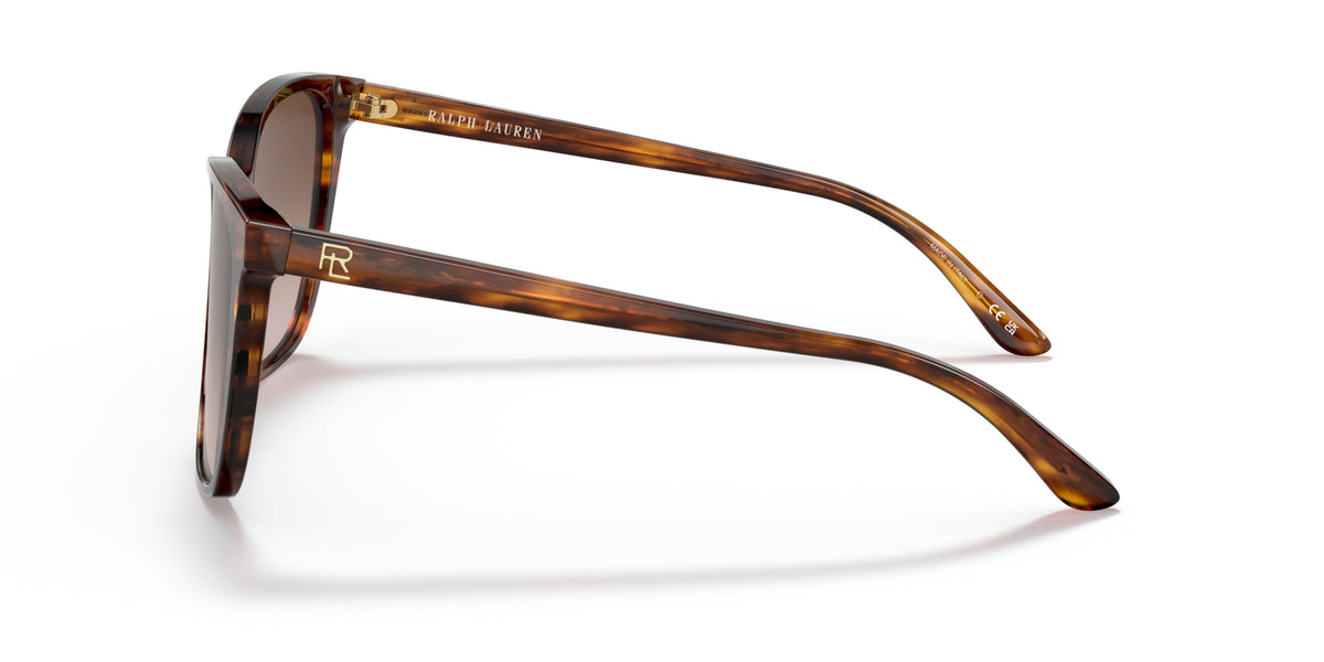 Ralph Lauren RL8201 500713 Havane rayé brillant - vue de côté