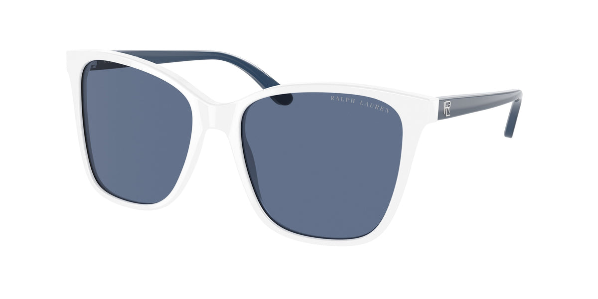 Ralph Lauren RL8201 554480 Blanc cassé brillant - vue trois-quarts