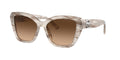 Ralph Lauren RL8216U 610574 Écaille rose - vue trois-quarts