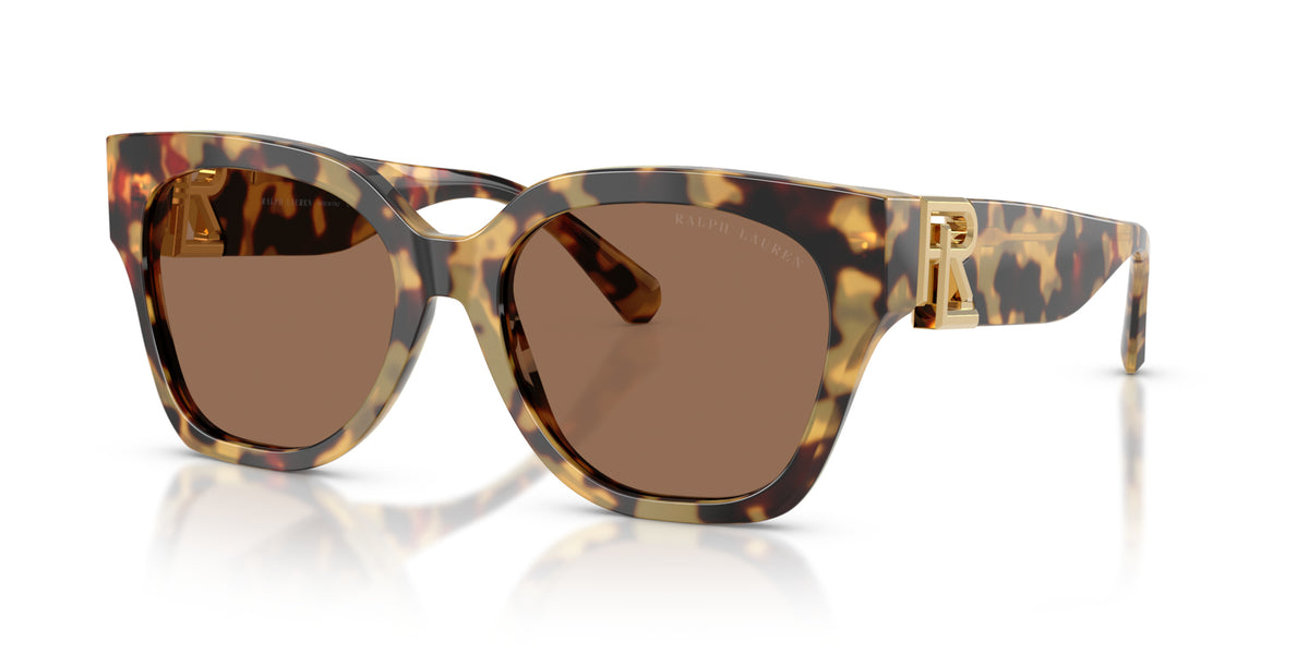 Ralph Lauren RL8221 500473 Havane moucheté - vue trois-quarts