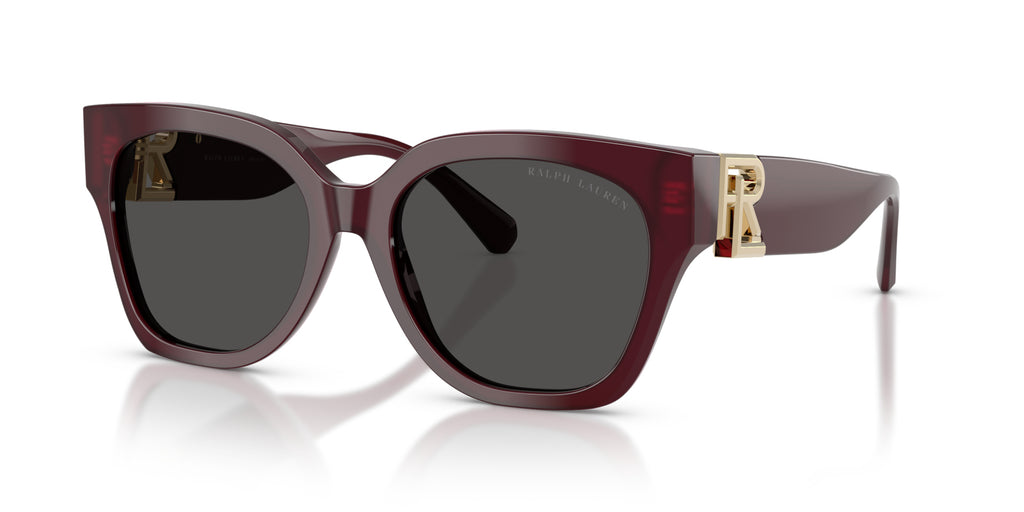 Ralph Lauren RL8221 508387 Bordeaux uni - vue trois-quarts