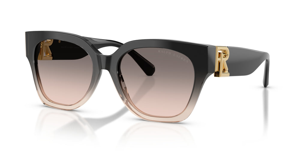Ralph Lauren RL8221 60223B Dégradé noir / beige transparent - vue trois-quarts