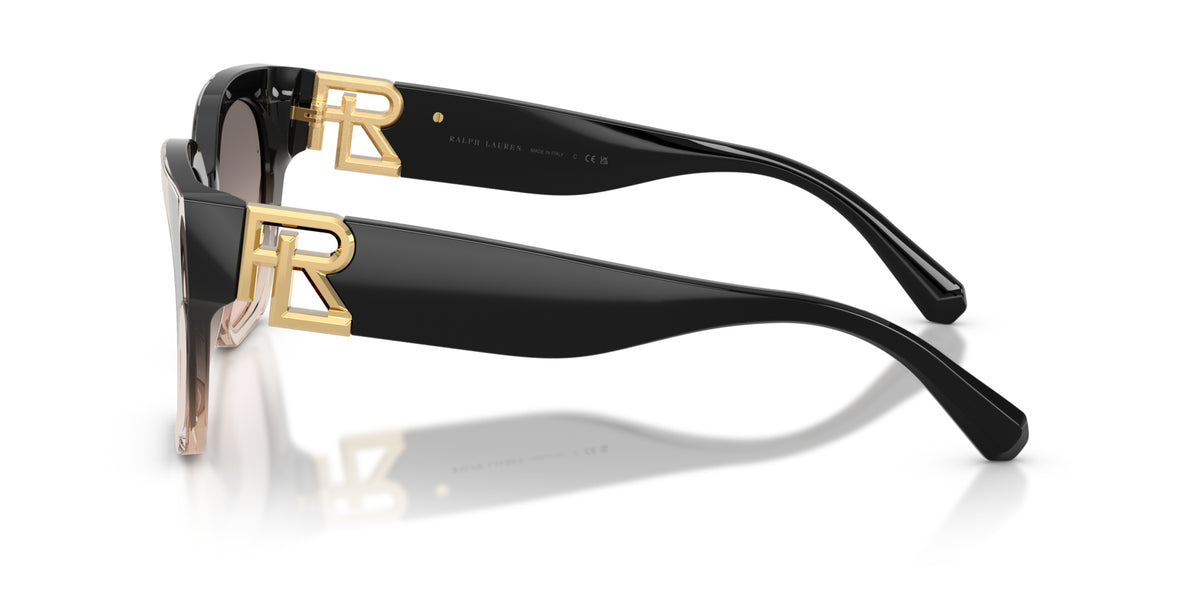 Ralph Lauren RL8221 60223B Dégradé noir / beige transparent - vue de côté