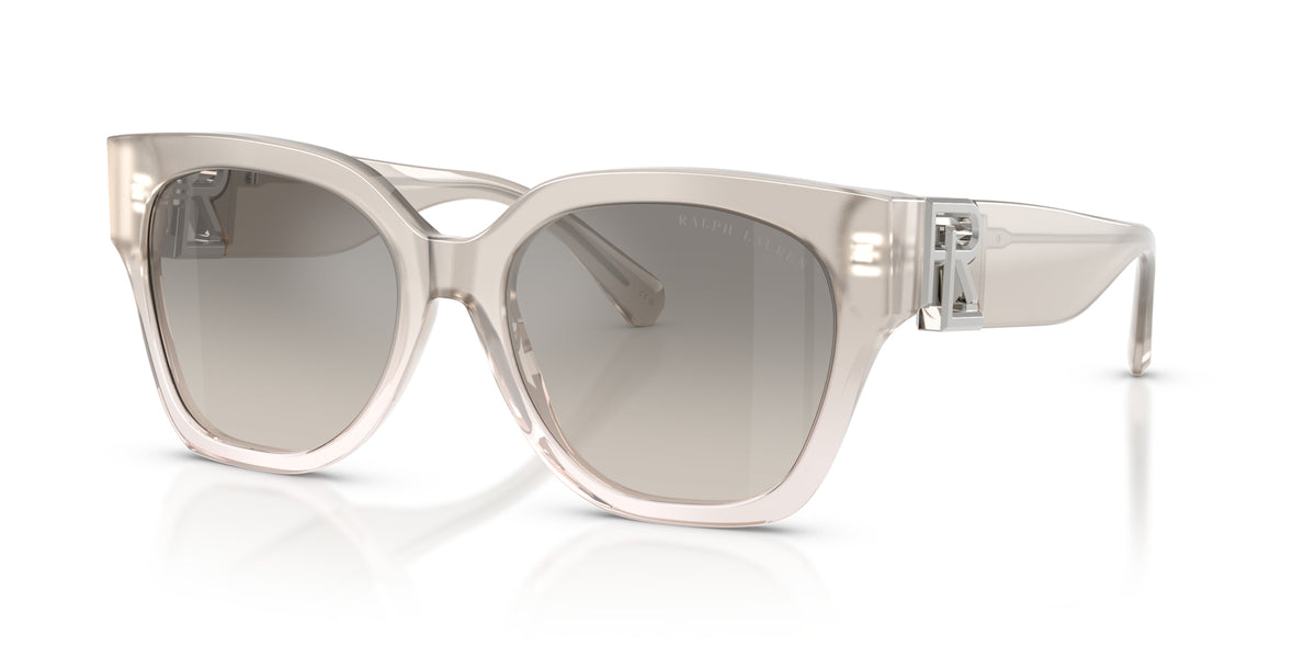 Ralph Lauren RL8221 611208 Gris transparent - vue trois-quarts