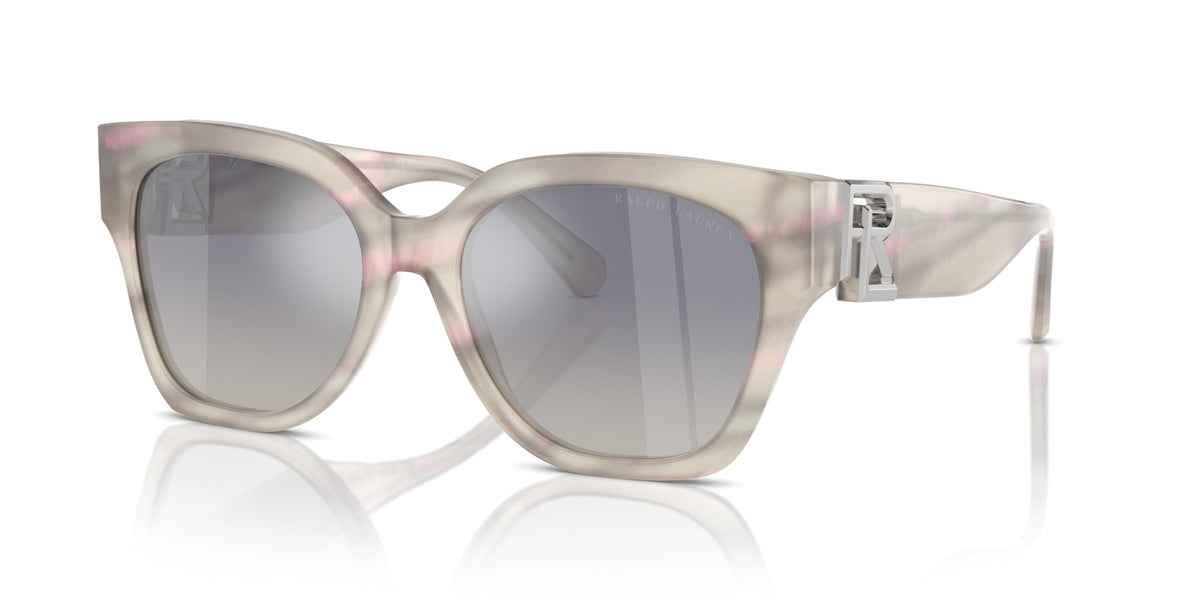 Ralph Lauren RL8221 61774L Écaille lilas/gris - vue trois-quarts