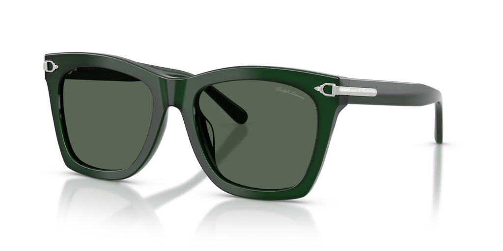 Ralph Lauren RL8235U 630471 Vert foncé laiteux - vue trois-quarts