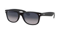 Ray-Ban RB2132 601S78 Noir mat - vue trois-quarts