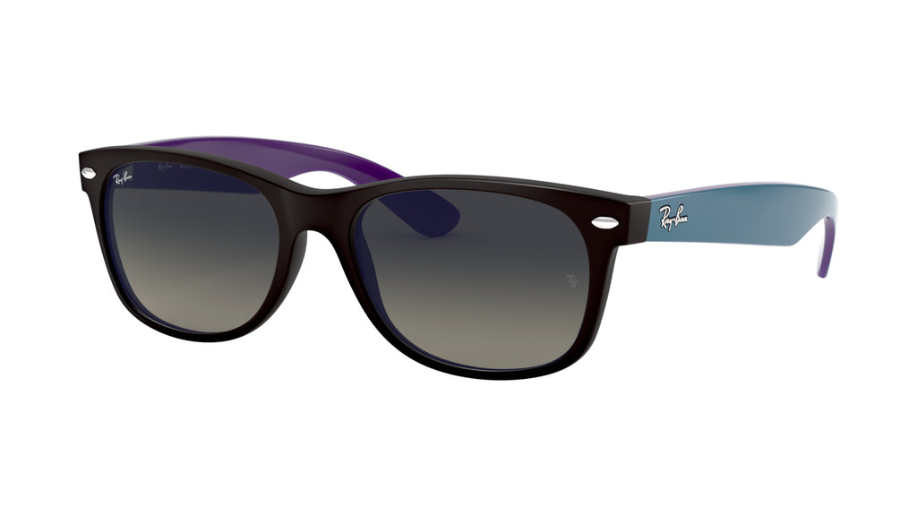 Ray-Ban RB2132 618371 Noir mat - vue trois-quarts