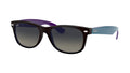 Ray-Ban RB2132 618371 Noir mat - vue trois-quarts