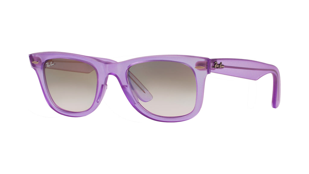 Ray-Ban RB2140 605632 Violet semi-brillant - vue trois-quarts