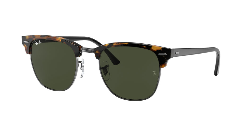 Ray-Ban RB3016 1157 Havane noir moucheté - vue trois-quarts
