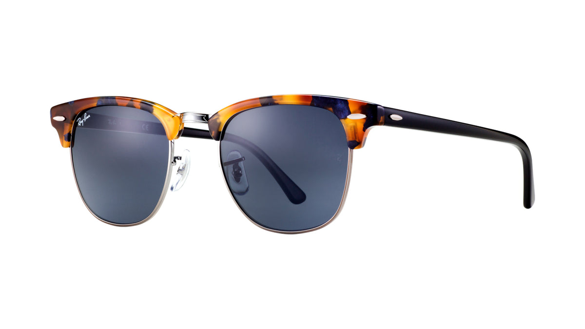 Ray-Ban RB3016 1158R5 Havane bleu moucheté - vue trois-quarts
