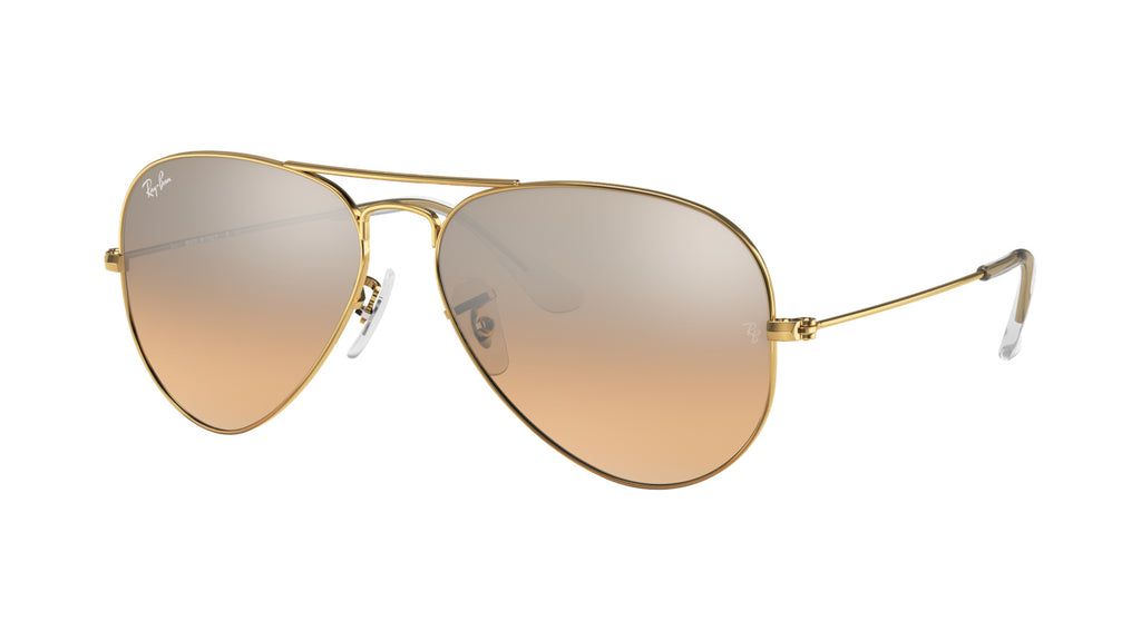 Ray-Ban RB3025 001/3E Or - vue trois-quarts