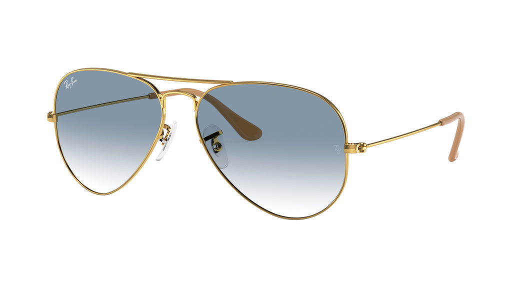 Ray-Ban RB3025 001/3F Or - vue trois-quarts