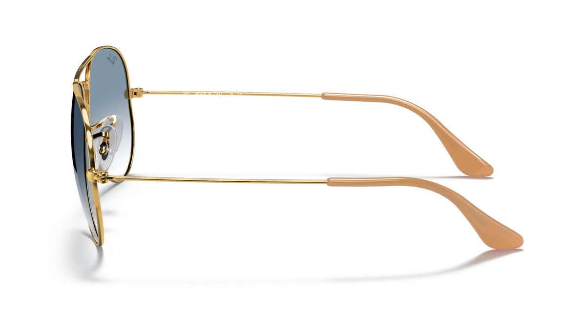 Ray-Ban RB3025 001/3F Or - vue de côté