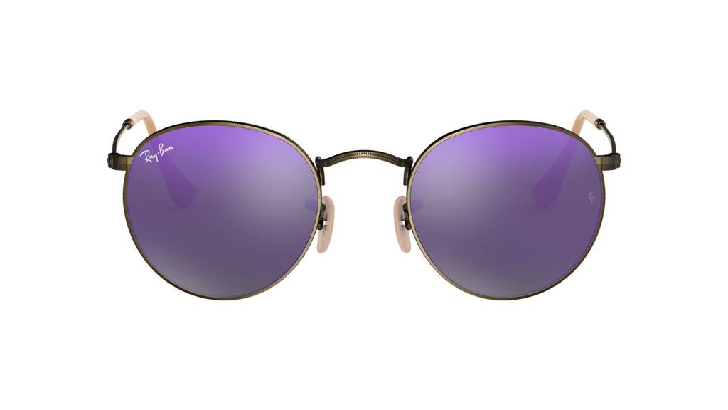 Ray-Ban RB3447 167/4K Bronze brossé semi-brillant - vue de face