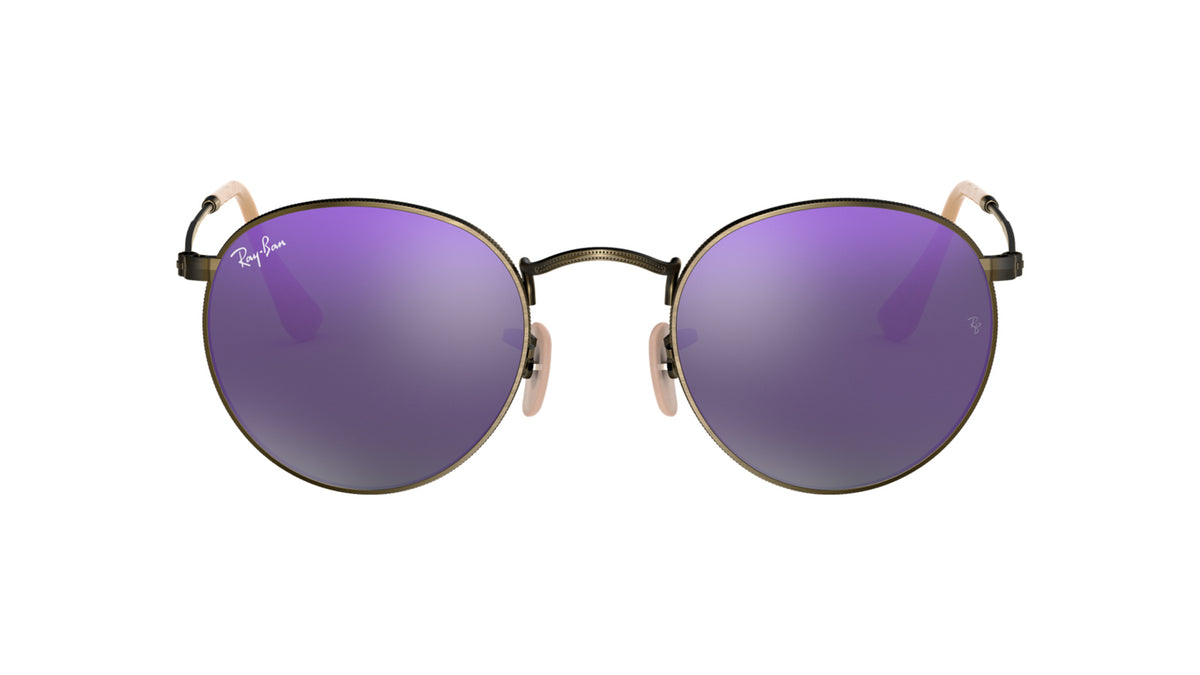 Ray-Ban RB3447 167/4K Bronze brossé semi-brillant - vue de face