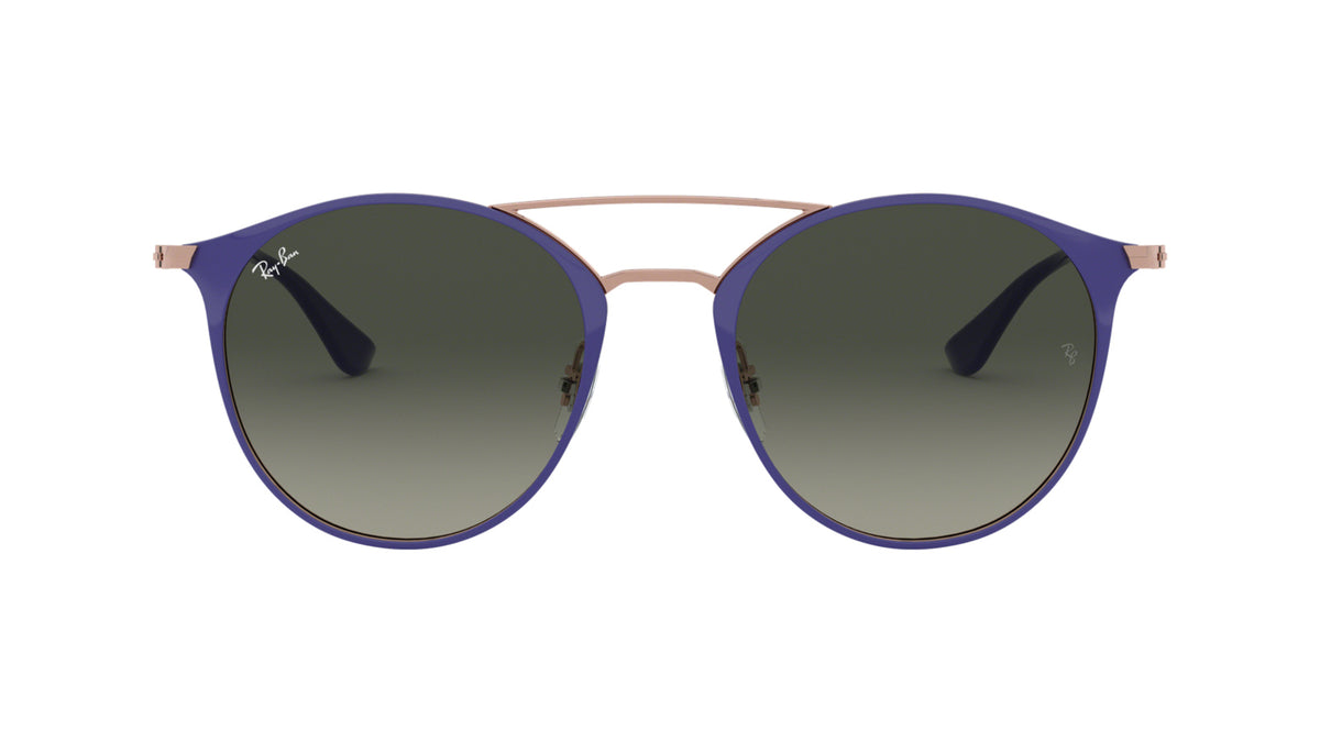 Ray-Ban RB3546 9073A5 Cuivre sur violet - vue de face