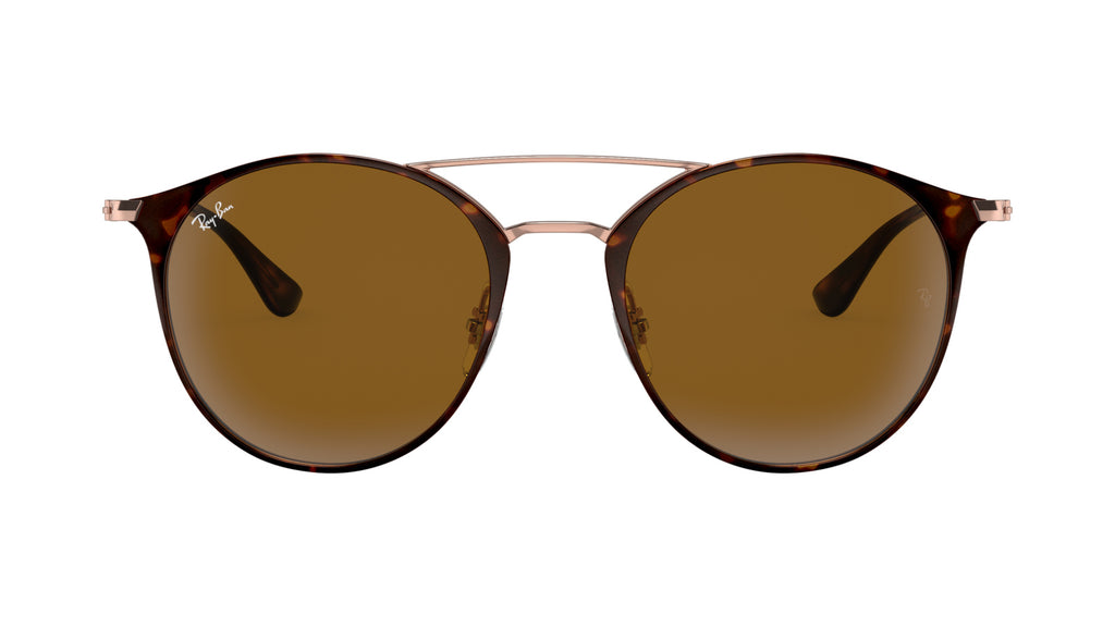 Ray-Ban RB3546 9074 Havane sur cuivre - vue de face