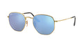 Ray-Ban RB3548N 001/9O Or taille 51 - vue trois-quarts