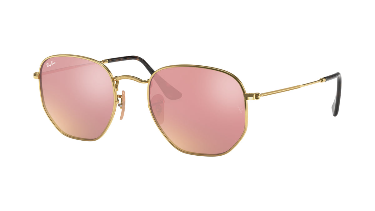 Ray-Ban RB3548N 001/Z2 Or taille 51 - vue trois-quarts