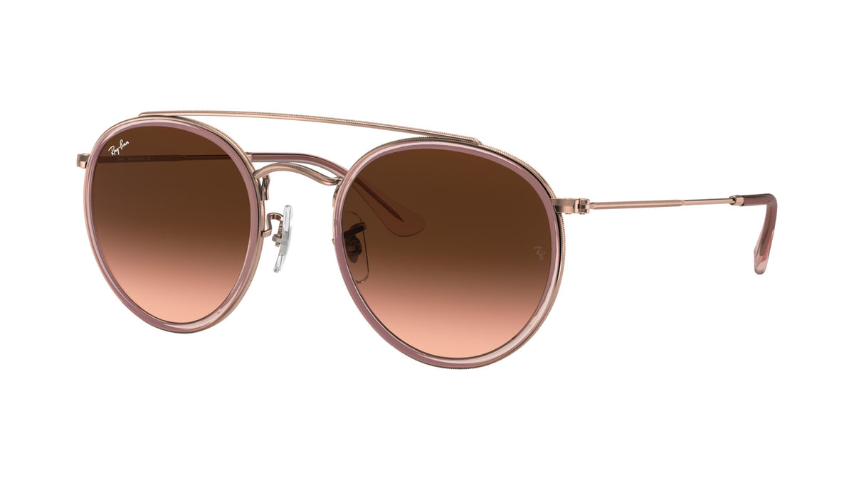 Ray-Ban RB3647N 9069A5 Cuivre - vue trois-quarts