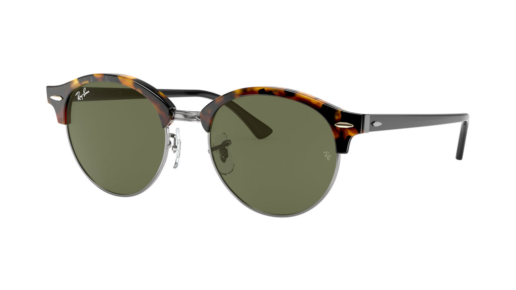 Ray-Ban RB4246 1157 Havane noir moucheté - vue trois-quarts