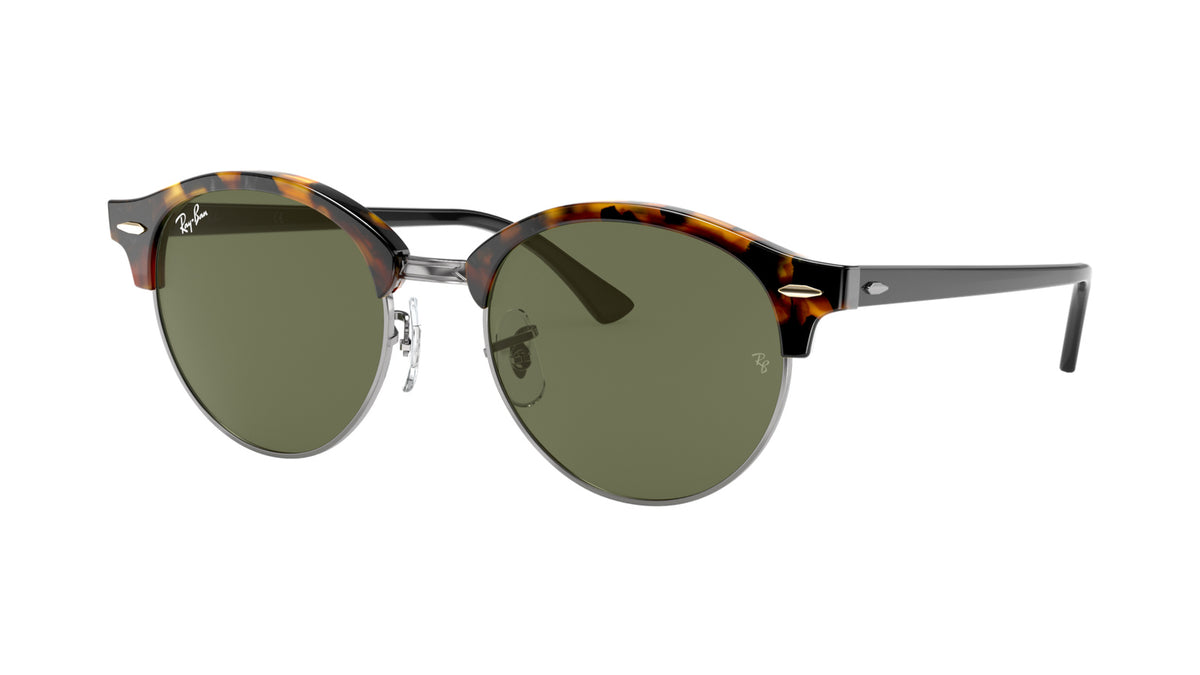 Ray-Ban RB4246 1157 Havane noir moucheté - vue trois-quarts