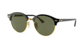 Ray-Ban RB4246 901 Noir - vue trois-quarts