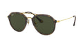 Ray-Ban RB4253 710 Havane clair - vue trois-quarts