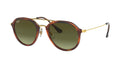 Ray-Ban RB4253 820/A6 Havane rayé - vue trois-quarts