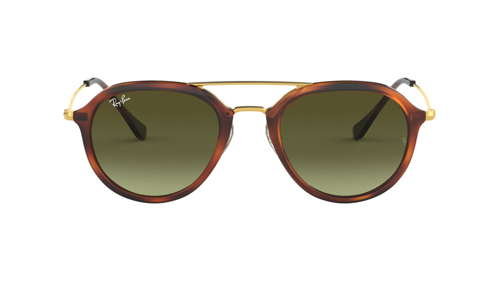 Ray-Ban RB4253 820/A6 Havane rayé - vue de face