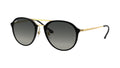 Ray-Ban RB4292N 601/11 Noir - vue trois-quarts