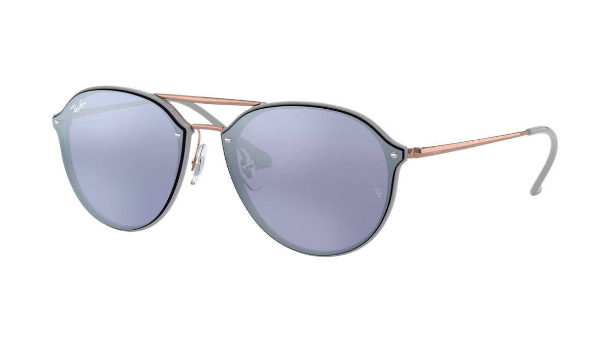 Ray-Ban RB4292N 63261U Gris clair - vue trois-quarts
