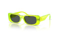 Versace Kids VK4003U 547987 Jaune fluo transparent - vue trois-quarts