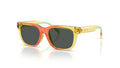 Versace Kids VK4006U 553087 Dégradé orange jaune vert - vue trois-quarts