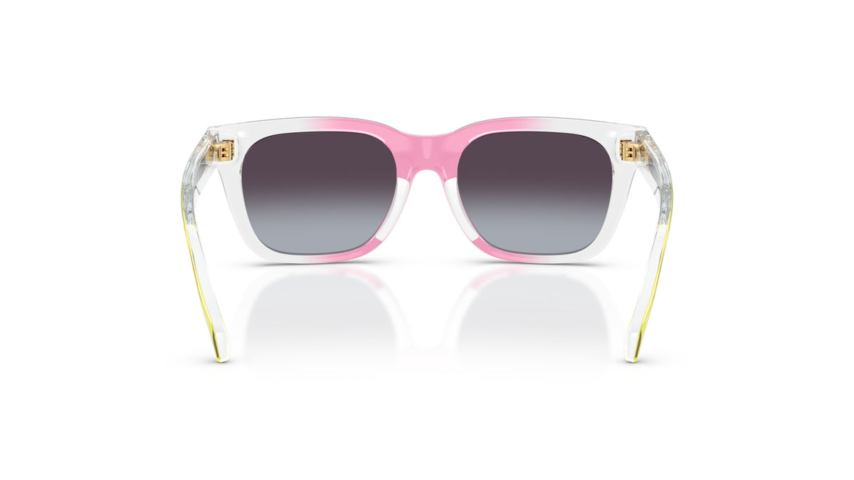 Versace Kids VK4006U 55318G Dégradé rose jaune transparent - vue arrière