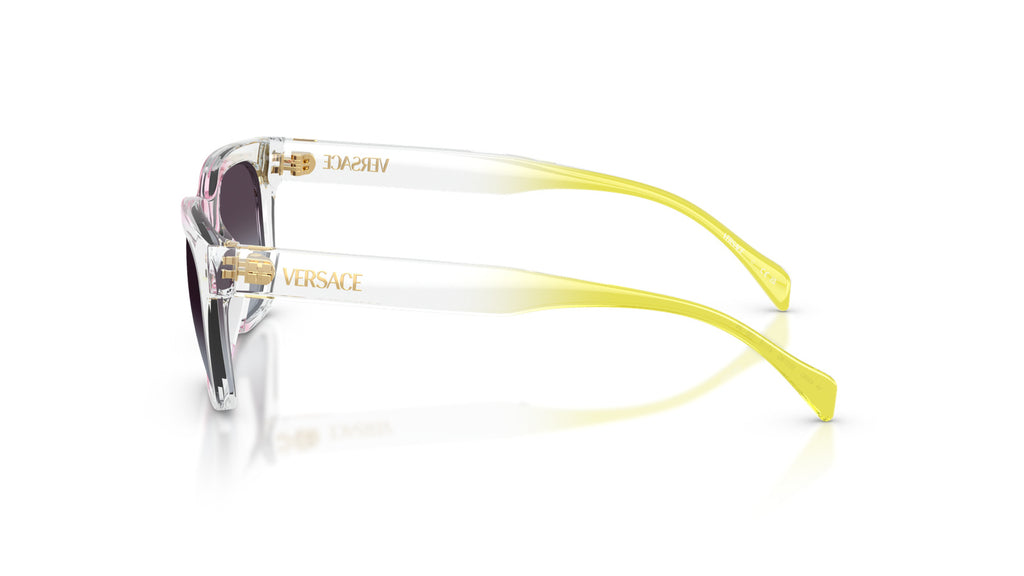 Versace Kids VK4006U 55318G Dégradé rose jaune transparent - vue de côté