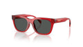Versace Kids VK4006U 553387 Rouge transparent - vue trois-quarts