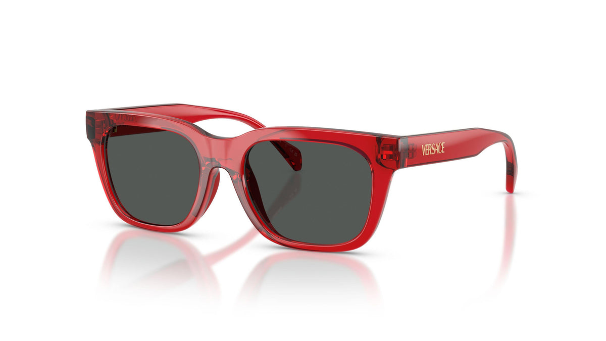 Versace Kids VK4006U 553387 Rouge transparent - vue trois-quarts