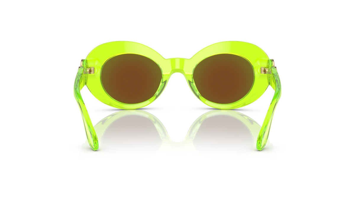 Versace Kids VK4428U 537125 Vert fluo transparent - vue arrière
