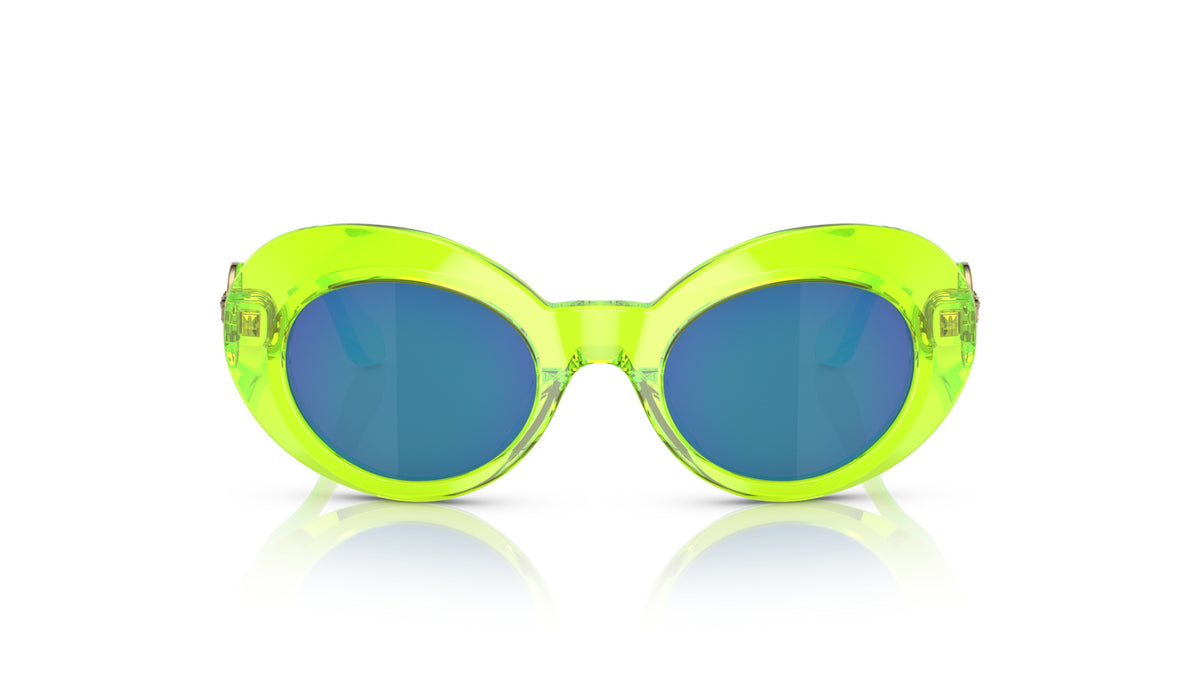 Versace Kids VK4428U 537125 Vert fluo transparent - vue de face