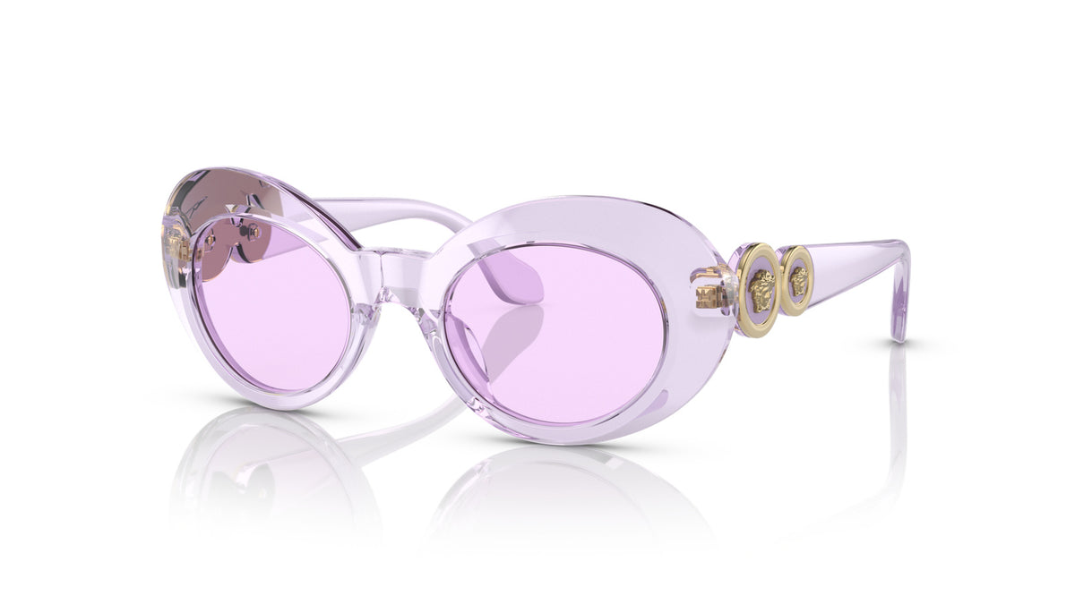 Versace Kids VK4428U 53721A Violet transparent - vue trois-quarts